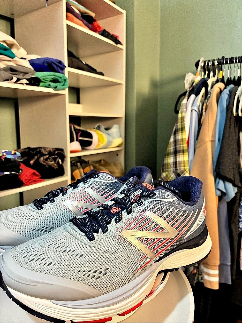 New Balance Fresh Foam 880v8 Women's Running Shoes Gray & Navy US 7
